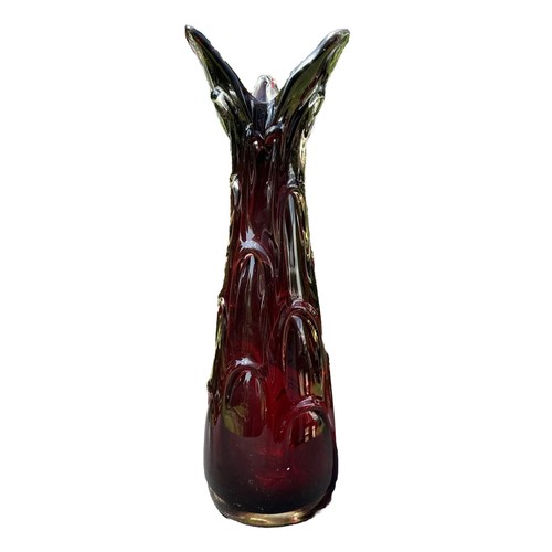 Czech art glass - glass, vase