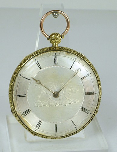 Pocket watch solid gold 18k