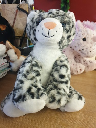 Snow leopard plush soft - plush,