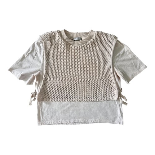 Zara crochet knit vest layered - zara,