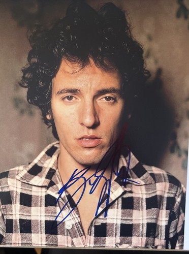 Bruce springsteen hand signed - springsteen,