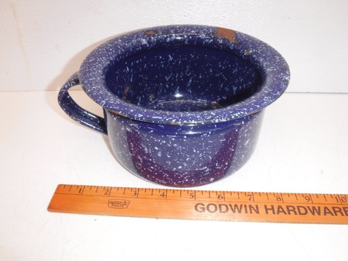 Vintage blue enamel child - vintage,