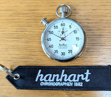 Hanhart Stopwatch Jumping Minute 10-Hour Timer.  Classic Rally