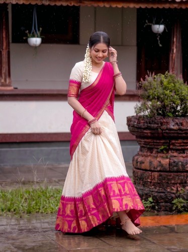 Designer white poly cotton - designer,