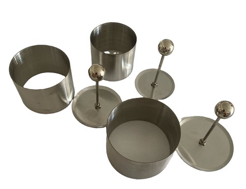 Stainless steel food rings - stainless,