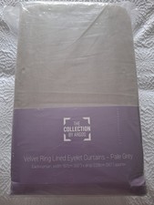 New Argos Heavy Grey Velvet