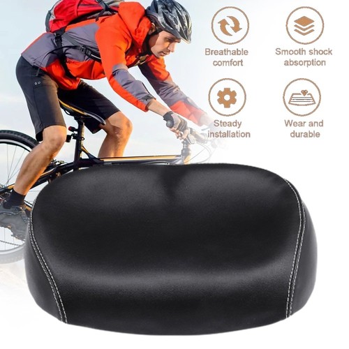 Wide large bike seats noseless - bike, seats,noseless