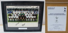 2009-10 Framed Tottenham Squad Signed Team Photo inc. Bale, Defoe & Keane + COA