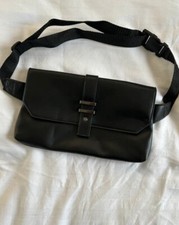 New Look Womans Bag Black Bumbag camping festival clutch 