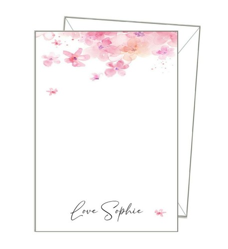 Personalised name pink - pink, flower