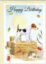 Wire Fox Terrier Dog (4"x 6")