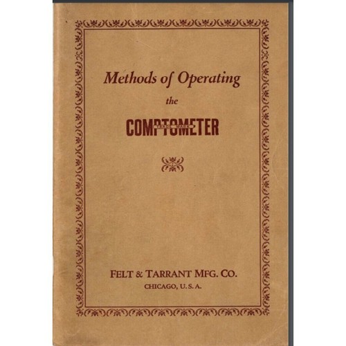 Comptometer model felt - model,