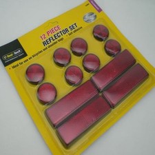 Rear Reflectors Trailer Mudguards Markers Red Tractor Flat Bed Towing Dolly