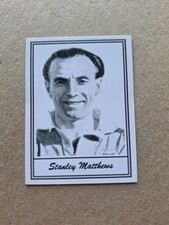 STANLEY MATTHEWS BLACKPOOL  - JF SPORTING COLLECTIBLES CARD (4)                 