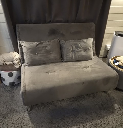 Cameo grey seater sofa - cameo, /