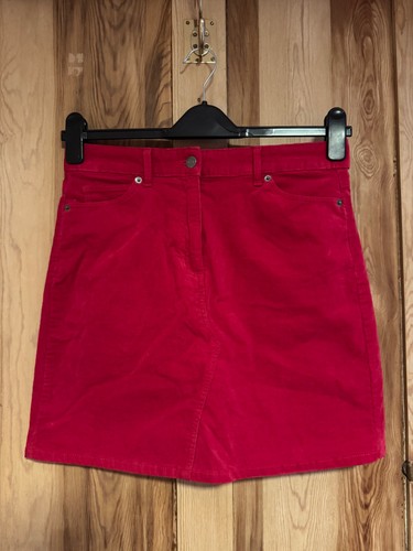 Red corduroy marks and - red, spencer