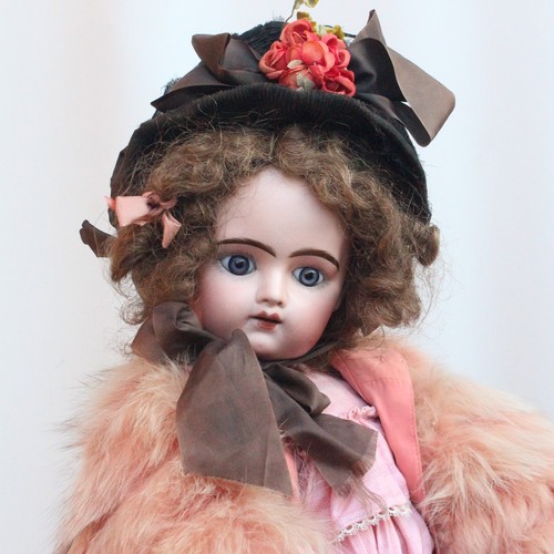 Antique jumeau bru doll hood - bru,