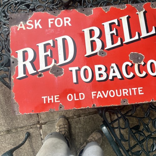 Red bell tobacco enamel - red,