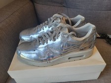 nike air max 1 silver chrome
