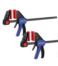 300mm Medium Duty Bar Clamps for Woodwork, 136kg One-Handed F