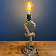 Rustic Rope Table Lamp