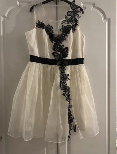 Lipsy cream and black - , dress