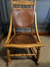 Childs Vintage/Antique Wooden Rocking/ Nursery Chair Great Condition