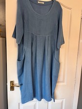 BLUE WOOLOVERS DRESS. SIZE 12