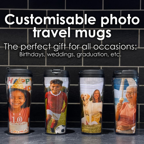 Photo travel mug customised - photo,