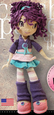 crochet pattern Miss Plum