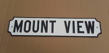 Antique cast zink street - zink, sign