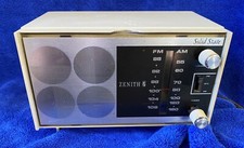 Vintage Zenith Radio Model C412 FM AM AFC Solid State WORKS Please Read