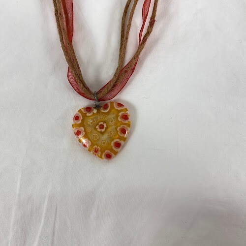 Y2k vintage glass pendant - vintage,