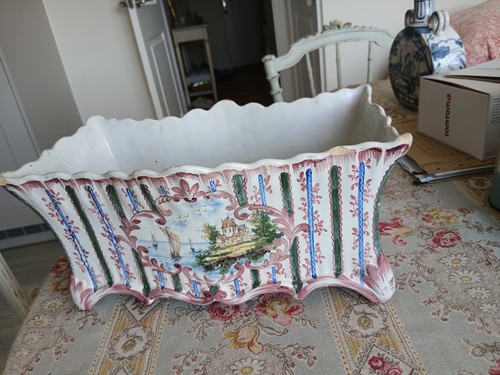 French antique planter - french,