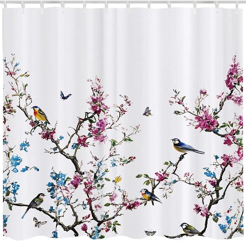 Bird floral butterfly shower - bird,