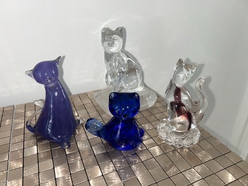 Vintage bundle glass car - bundle, x4