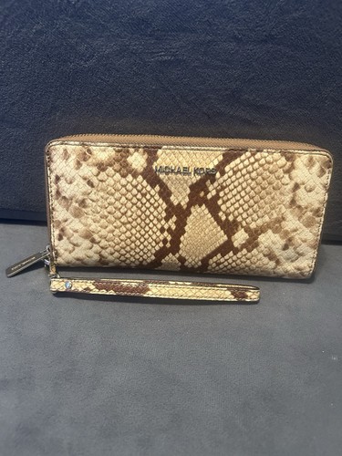 Michael kors brown snakeskin - kors,