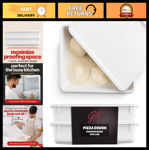 Stackable pizza dough proofing - stackable,