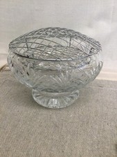 Large Heavy Cut Glass Crystal