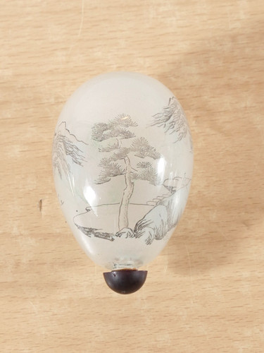 Chinese inside painted glass - inside,
