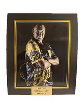 Wayne Mardle HAWAII 501 Hand Signed 10.5x8 Photo Darts Autograph certificate COA