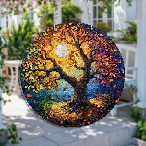 Sunrise tree life - of,