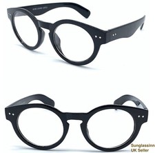 Round Clear Lens glasses 50s