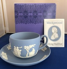 Wedgwood Jasperware blue Tea