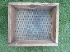 Vintage Rectangular Handmade Dirt Sifter