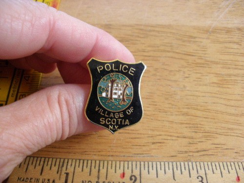 1980s pin tie tac village - 1980s,