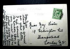 Great Massingham, Norfolk 1915 postmark on a Reg Carter comic postcard to Miss. 