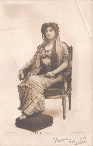 Postcard edwardian actress - -,