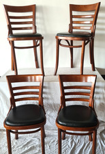Vintage Bentwood Thonet design Dining Chairs x 4 !!! Stunning Mid-Century Set