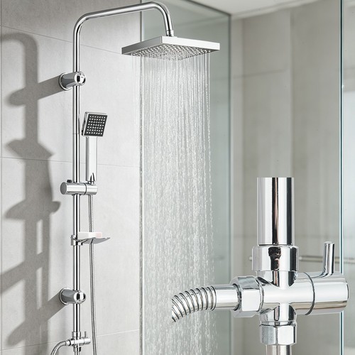Exposed shower twin - exposed, head